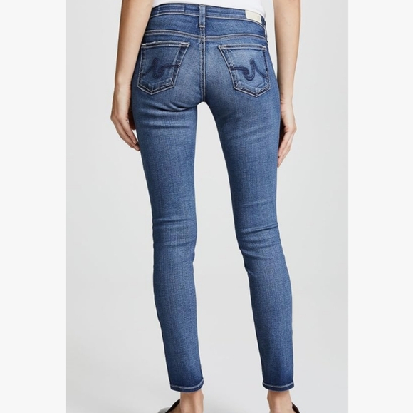 AG Adriano Goldschmied The Legging  Ankle Super Skinny Jean Distresses S… - Picture 2 of 14